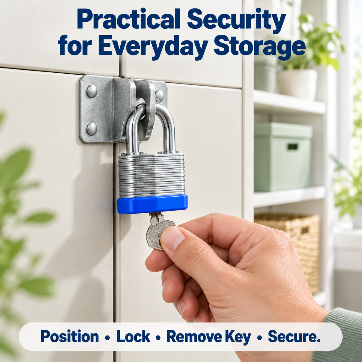40mm Laminated Padlock with 2 Keys