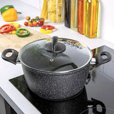 20cm Aluminium Casserole Saucepot with Induction Base