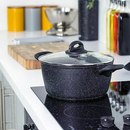 20cm Aluminium Casserole Saucepot with Induction Base