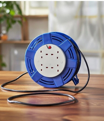 WORK 10M Power Cassette Reel – 4 Gang Socket – 10A Rated