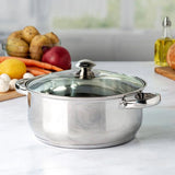 Professional Casserole Induction 28cm / 30cm Glass Lid