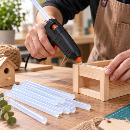 10pc Hot Glue Sticks – 11mm x 200mm Multipurpose