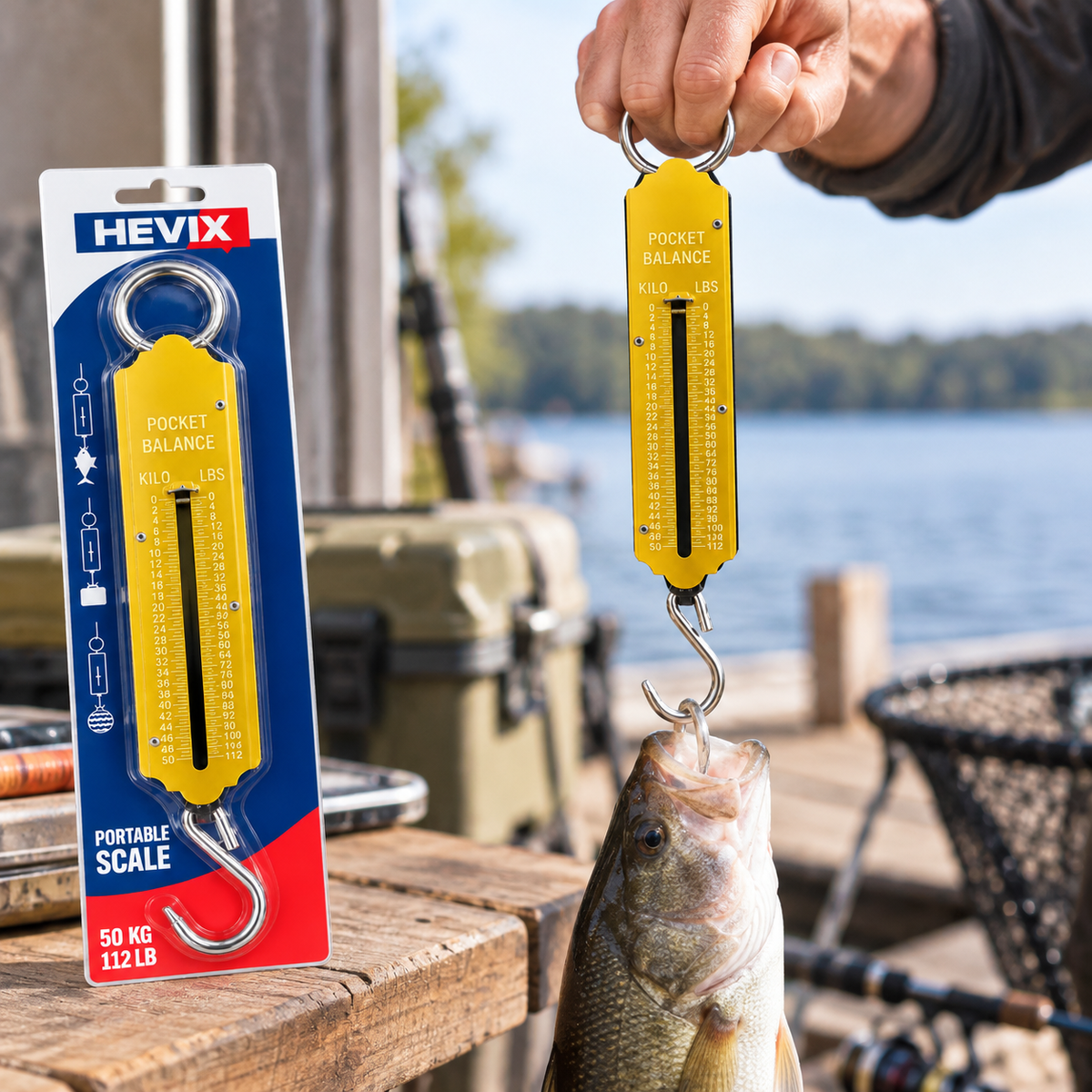 Portable Hanging Pocket Scale – 50kg/112lb Capacity