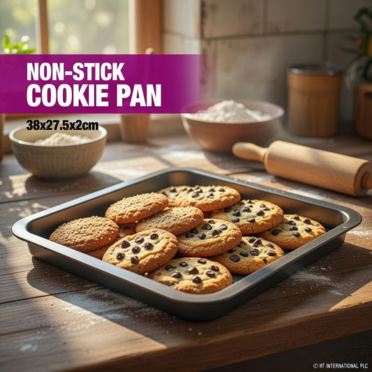 38 x 27.5 x 2cm Non Stick Oblong Roaster Ideal for Oven Baking