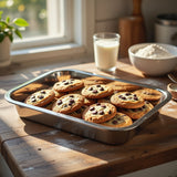 32cm Stainless Steel Baking Tray – Oven Cooker Grill Pan