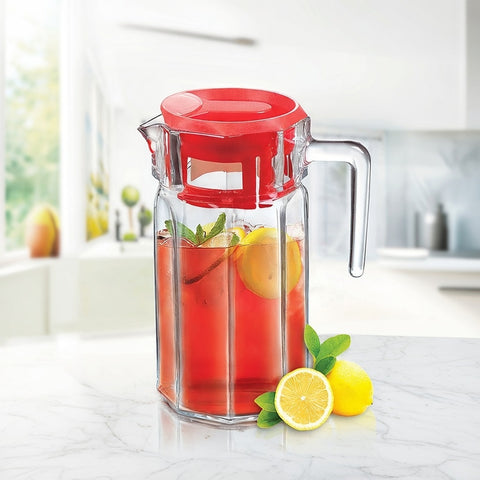 1600ml Plain Glass Jug – Carol Design with Gift Box