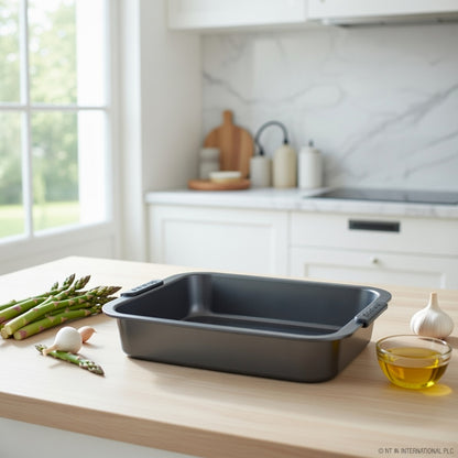 36 x 24.5 x 5.5cm Non Stick Roasting Pan and Tray for Oven Baking