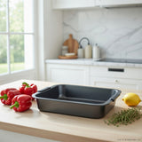 36 x 24.5 x 5.5cm Non Stick Roasting Pan and Tray for Oven Baking