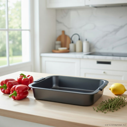 36 x 24.5 x 5.5cm Non Stick Roasting Pan and Tray for Oven Baking