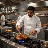 15cm Stainless Steel Balti Dish Kadai with Copper Base