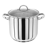 22cm Stockpot with Glass Lid and Induction Base