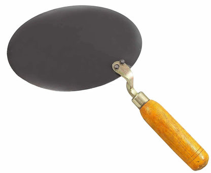 12 Inch Iron Roti Tawa with Wood Handle