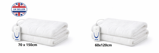 Single Electric Blanket Under Blanket – 3 Heat Settings Fast Pre-Heat & Overheat Protection 60x120cm and 70 x 150cmBed Warmer