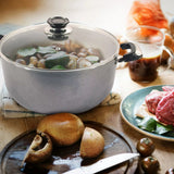 Non Stick Casserole Saucepan with Glass Lid 30cm