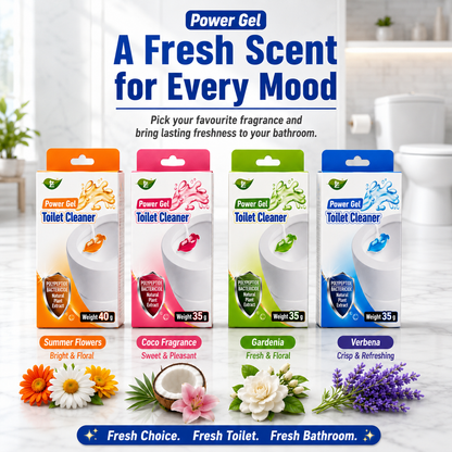 Power Gel Toilet Cleaner – Fresh Fragrance Toilet Bowl Gel