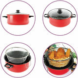 3pc Non Stick Cooking Set Steamer Cooker Fryer