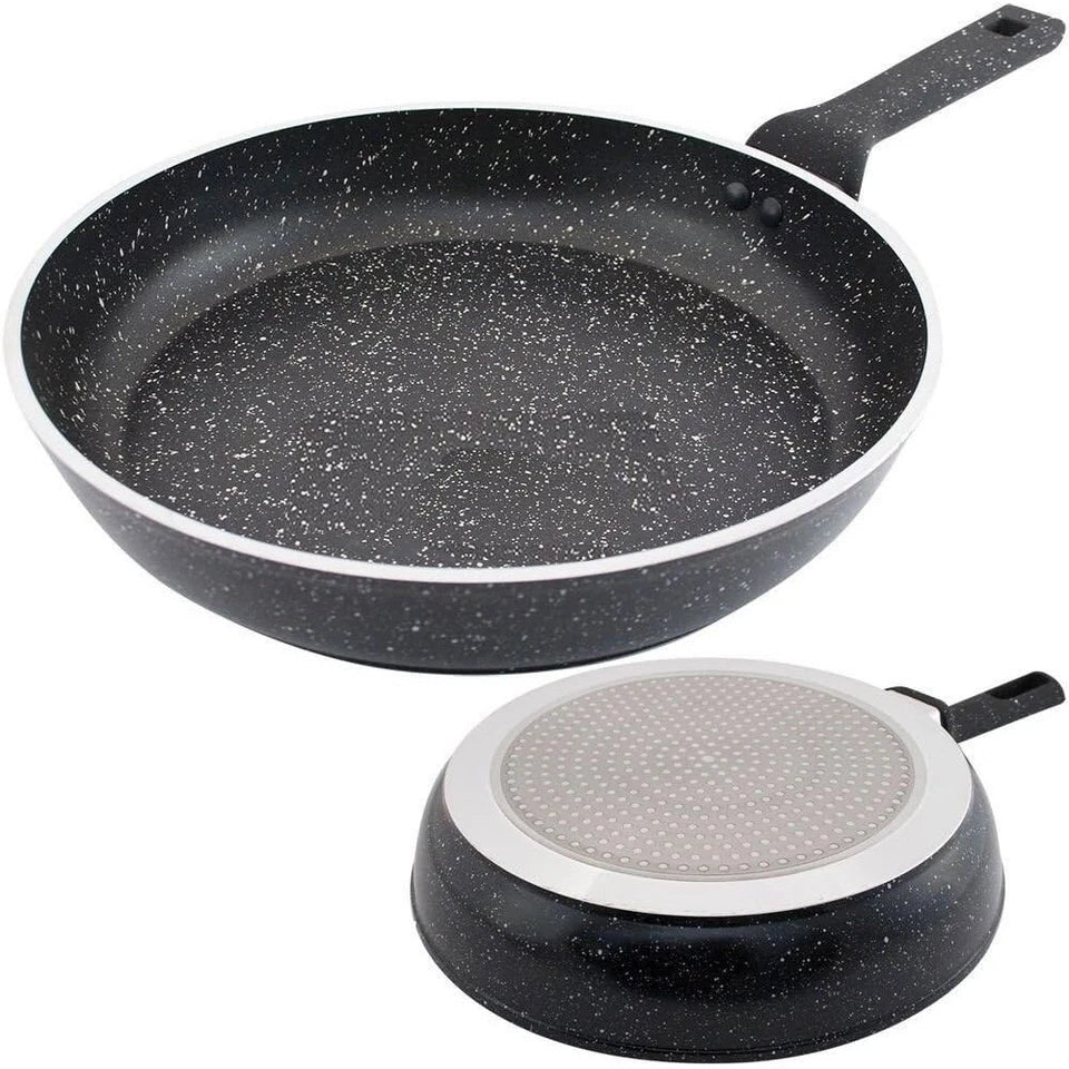 26cm Forged Fry Pan Black with Induction Base