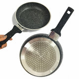 20cm Forged Fry Pan Black with Induction Bottom