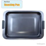 36 x 24.5 x 5.5cm Non Stick Roasting Pan and Tray for Oven Baking