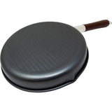 25cm Non-Stick Fry Pan with Rosewood Handle for Easy Cooking