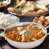 17cm Balti Dish with Copper Base for Even Heat Cooking