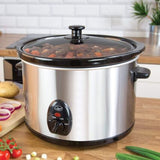 1.5L 120W Stainless Steel Slow Cooker for Easy Cooking