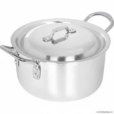 24cm Casserole with Lid Single Piece for Stovetop Cooking