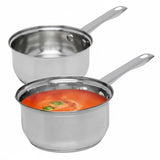 14cm Stainless Steel Milk Pan with Induction Base Without Lid