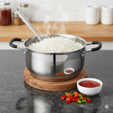 26cm Induction Base Saucepot with Glass Lid