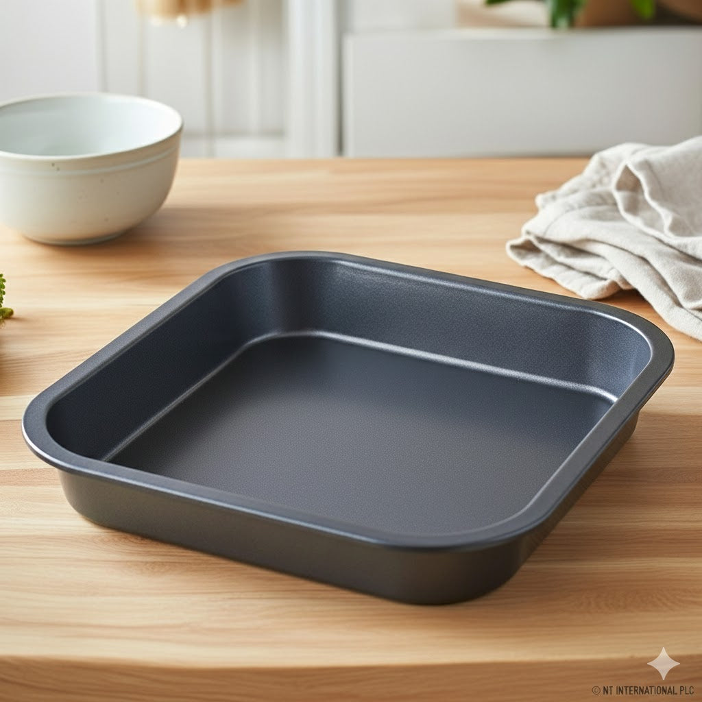 21 x 21 x 3.5cm Non-Stick Roaster for Baking & Roasting