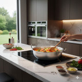 35cm Aluminium Wok with Lid
