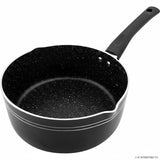 20cm Black Milk Pan with Induction Bottom