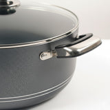 Non Stick Casserole Saucepan with Glass Lid 30cm