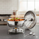 8.5L Round Chafing Dish with Stainless Steel Lid