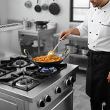 9 Inch Round Bottom Iron Kadahi with Two Handles