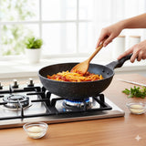 30cm Die Cast Wok with Induction Base