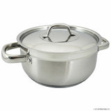 18cm Induction Casserole with Glass Lid for Everyday Cooking