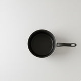 14cm Milk Pan with Black Handle for Stovetop Cooking