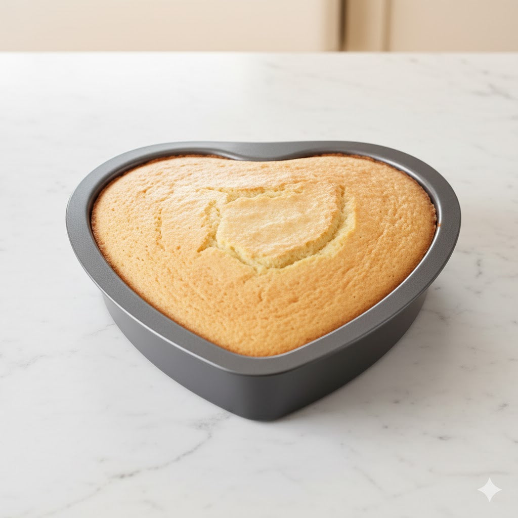 Heart Shape Non-Stick Cake Tin 23 x 22.5 x 3.7cm