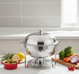 8.5L Round Chafing Dish with Stainless Steel Lid