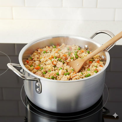 33cm Casserole with Lid Single