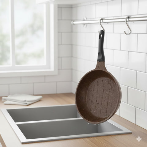 20cm Fry Pan with Induction Die Cast Base