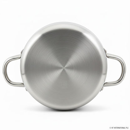 20cm Induction Casserole with Glass Lid for Everyday Cooking