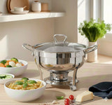 8.5L Round Chafing Dish with Stainless Steel Lid