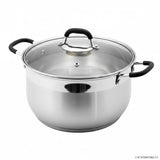 28cm Induction Base Saucepot with Glass Lid