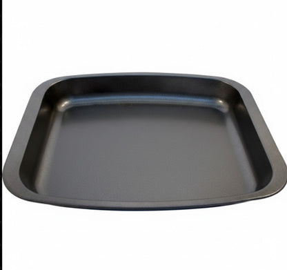 32 x 25.5 x 3.5cm Non Stick Oblong Roaster Oven Cooker Grill Pan
