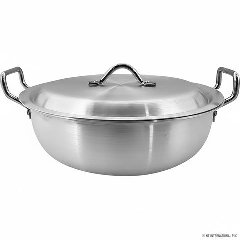 33cm Stovetop Wok with Lid