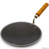 12 Inch Iron Roti Tawa with Wood Handle