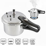 9L Aluminium Pressure Cooker with Induction Base