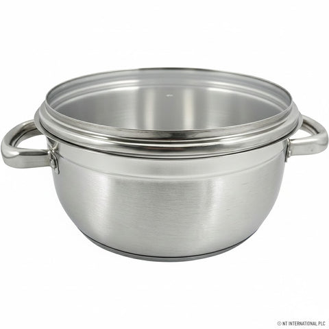26cm Casserole with Glass Lid and Induction Base